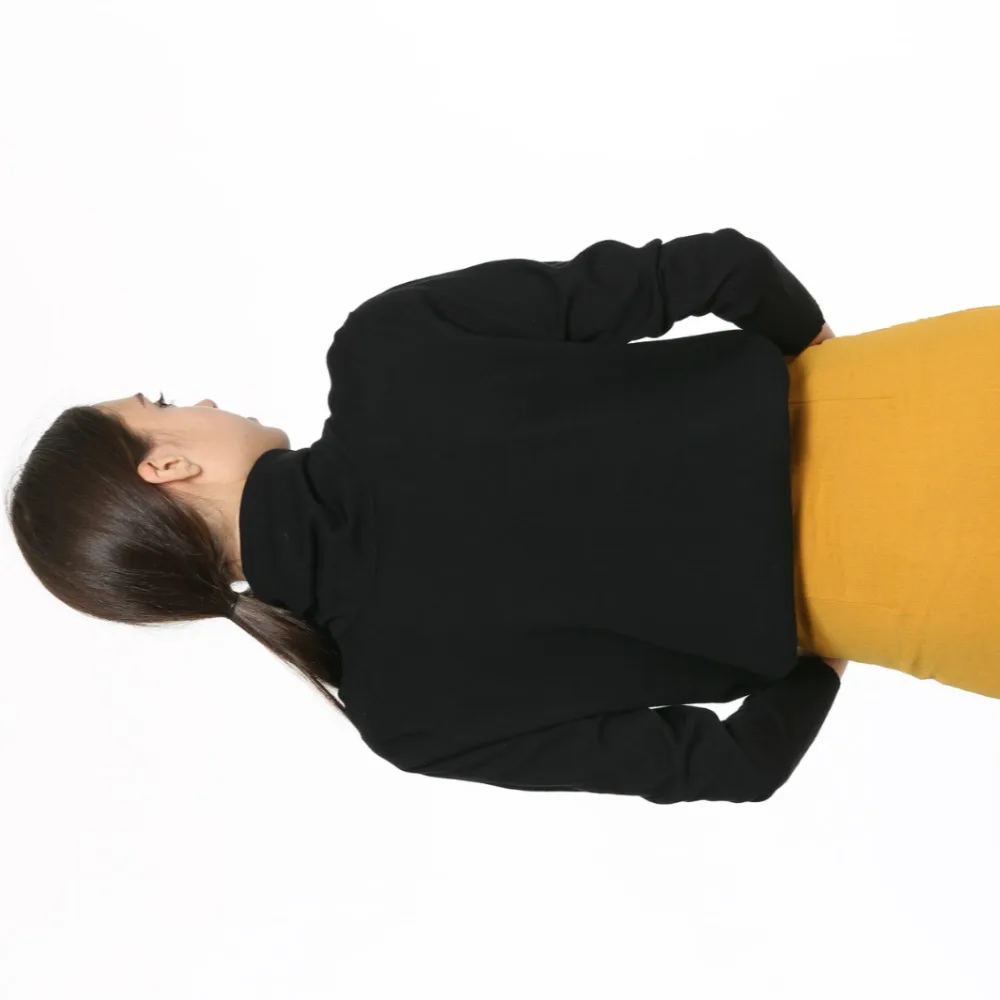 GUIYI теплая Высококачественная шерстяная нижняя рубашка Женская Тонкая шелковая