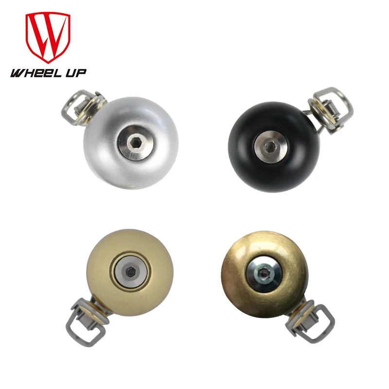 Велосипедный колокольчик золотистого серебристого черного цвета медное MTB