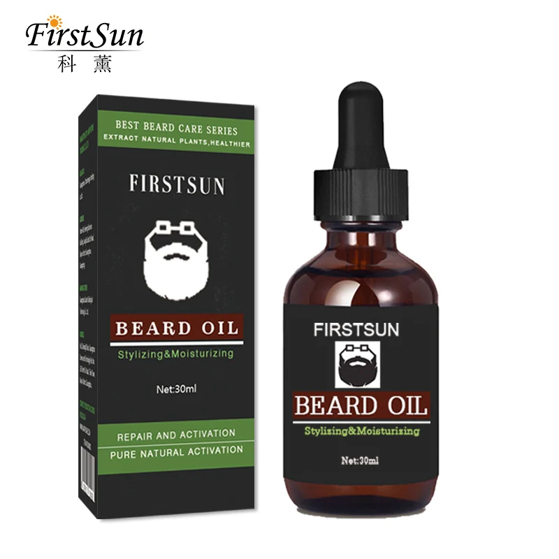 Firstsun Мужская Органическая эссенция для роста волос бороды масло ухода за бородой