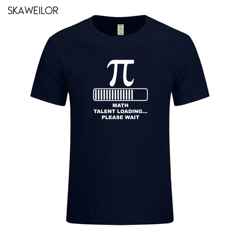 Math Talent Loading Funny Creative Pi Футболка мужская летняя хлопковая футболка с коротким