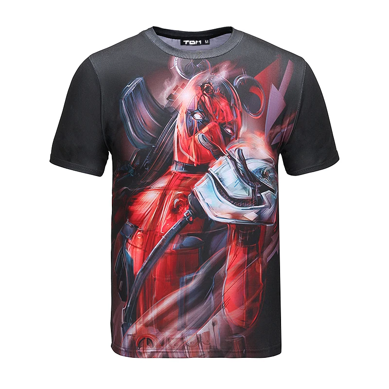 Mr.1991inc новая мода шлем комикс крутой дэдпул футболка Футболки для девочек Для