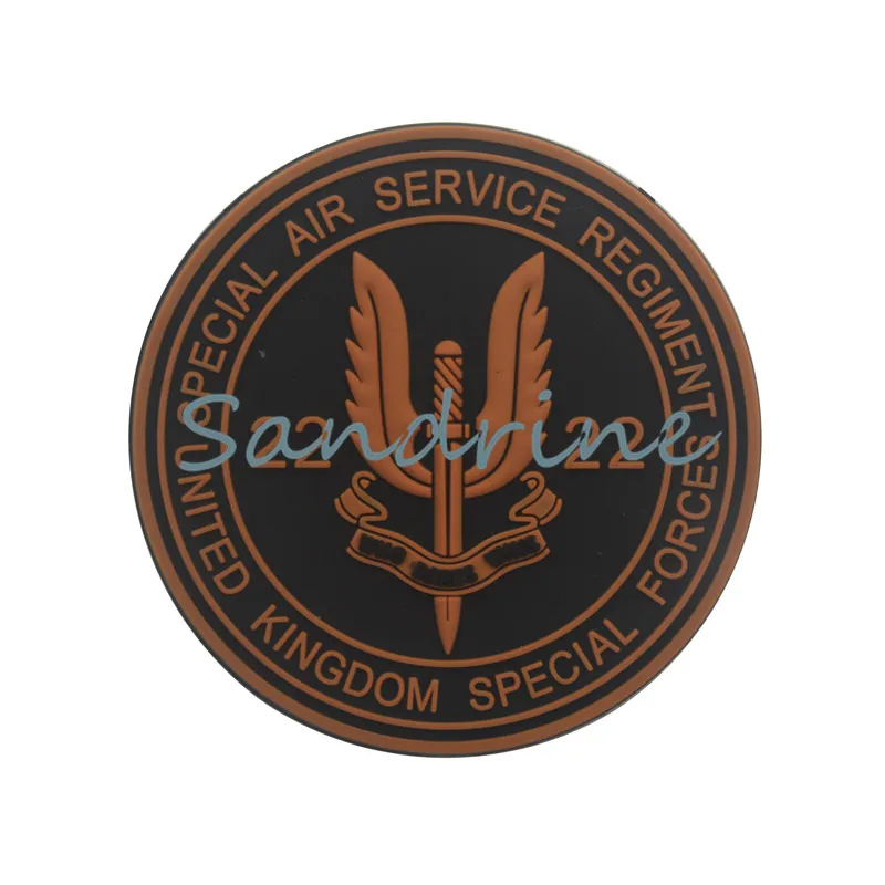 Специальная воздушная служба SAS военная армия тактический боевой ПВХ резиновая заплатка для одежды эмблема Аппликации, бейджи
