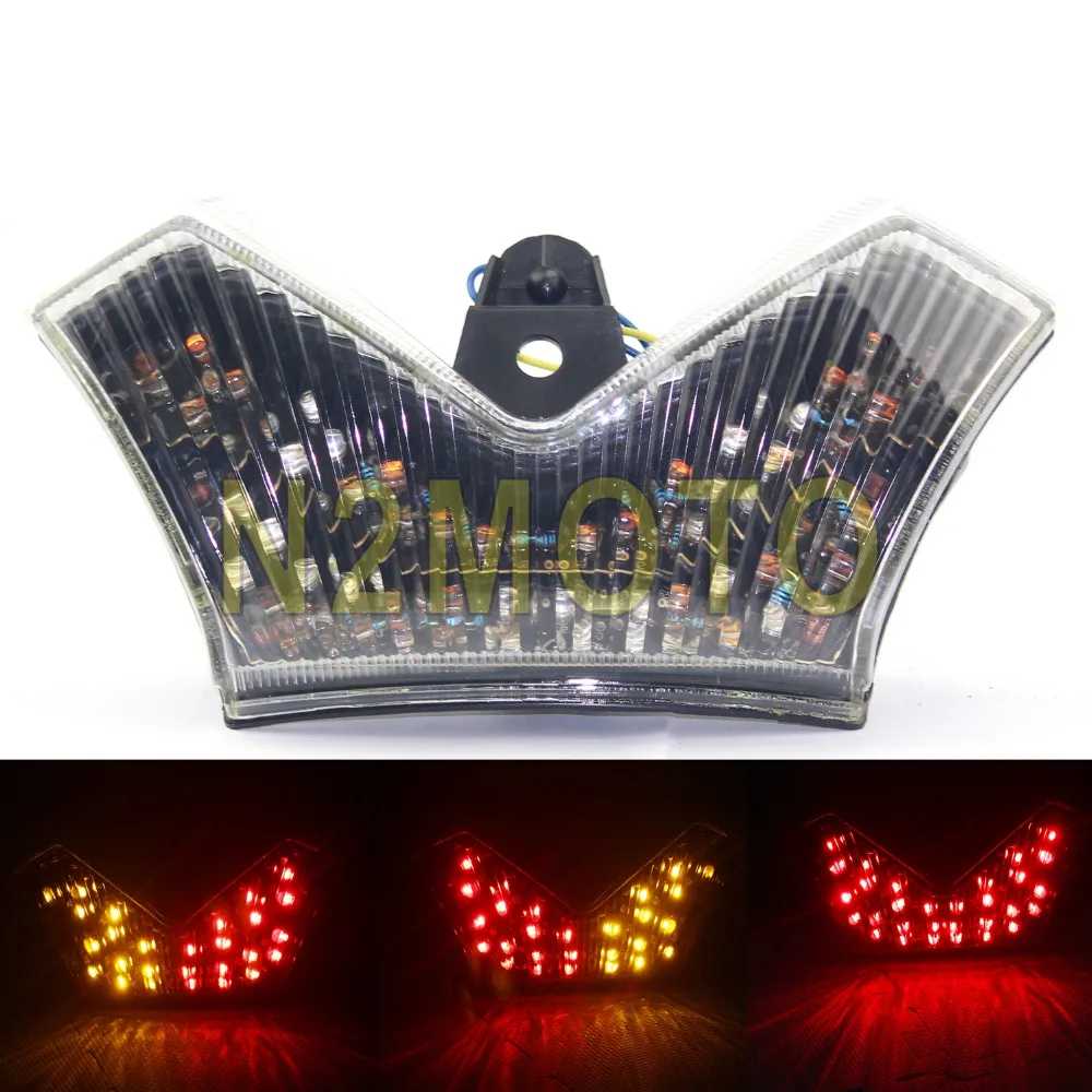 Задний фонарь для мотоцикла прозрачная стоп лампа Кавасаки ниндзи ZX14 R ZX14R ZZR1400 2006