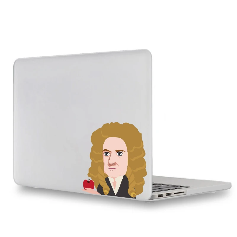 Наклейка с Исааком Ньютоном на Ноутбук Apple Macbook Pro Air Retina 11 12 13 15 дюймов |