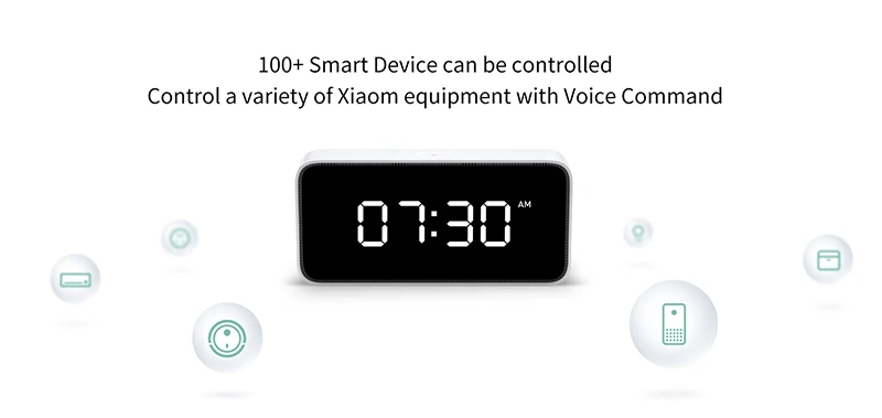 Xiaomi Xiaoai умный будильник Голосовая трансляция часы ABS настольные Dersktop часы Автоматическая Калибровка Mi Home App