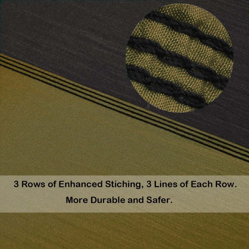 Гамак парашютный однотонный садовая качели для кемпинга и выживания портативная