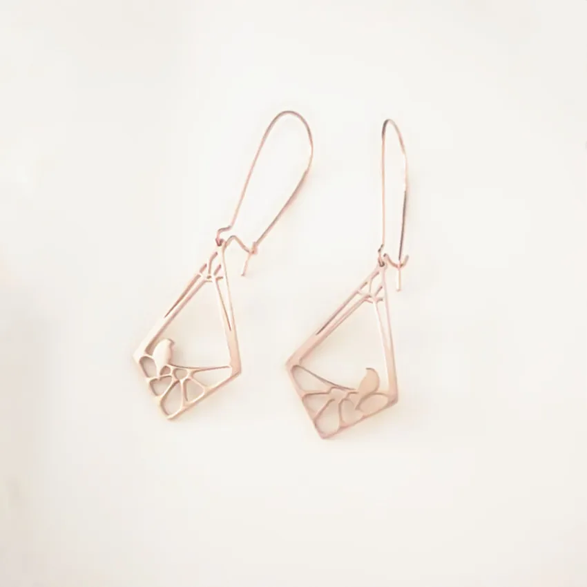 V притягивающие металлические серьги в стиле бохо треугольные для женщин золотые