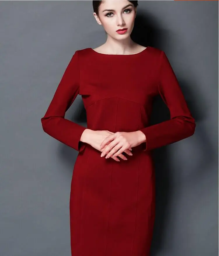 VIHKLC Европа 2017 сексуальное весенне-осеннее платье Дамское высококачественное