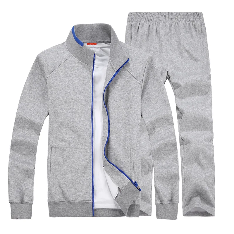 Plus Size 3XL 5XL 6XL 7XL 8XL Outdoor Mens Sport Suit Spring Autumn Clothing 2pcs Set Men Suits 105-120 | Спорт и развлечения