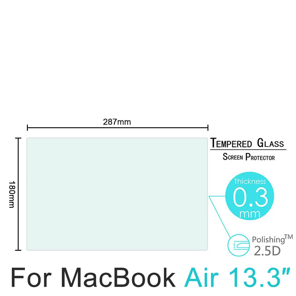 Защитная плёнка из закалённого Стекло протектор для Macbook Pro 15 15,4 дюймов A1286 A1398 сенсорной панели A1707 2012 2013