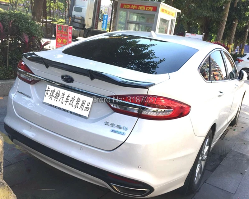 

For Ford Mondeo / Fusion auto parts new models FRP fiberglass Unpainted Rear Roof Spoiler Wing Trunk Lip Boot Cover Car Styling