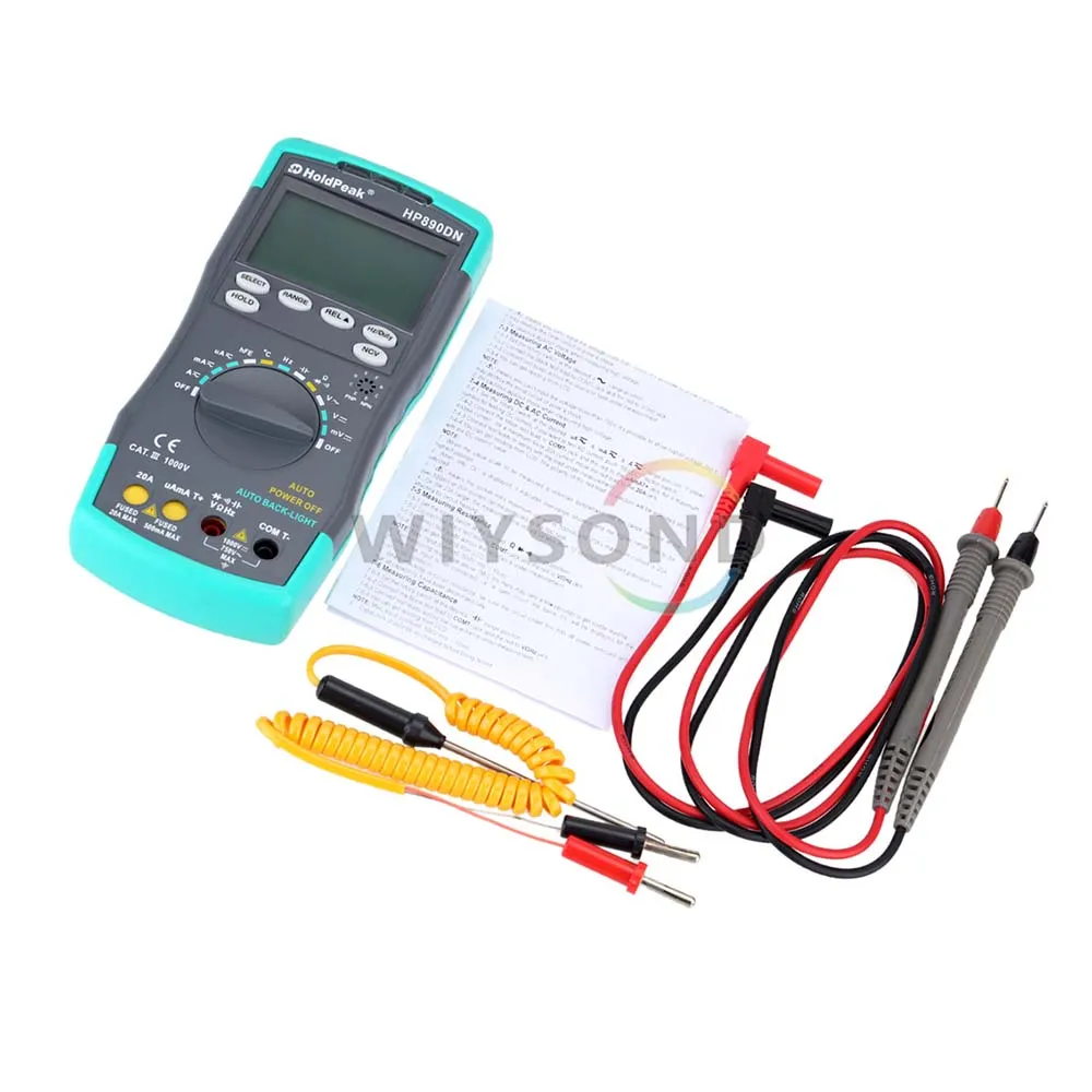 Цифровой мультиметр M080 HP 890DN HP890DN светодиодный DMM с детектором бесконтактного
