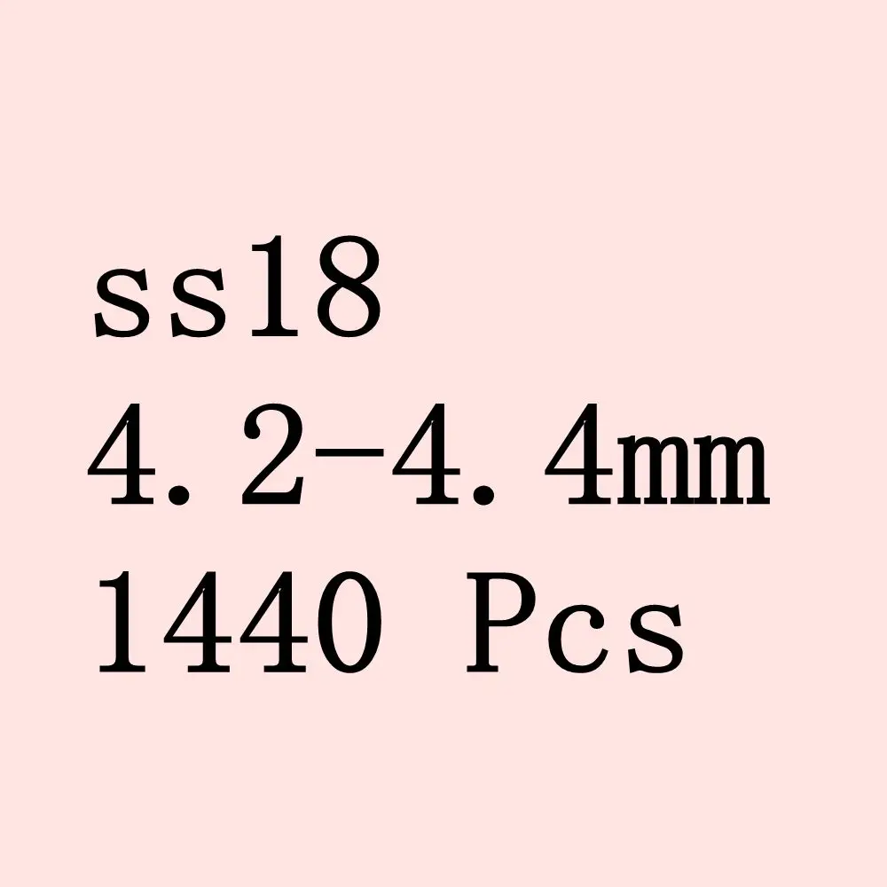 ss18 4.4mm Стразы для ногтей аметистовый цвет много Siez мини точечный Кристалл камни свободные бусы со стразами DIY украшения для ногтей - Цвет: ss18 4.4mm