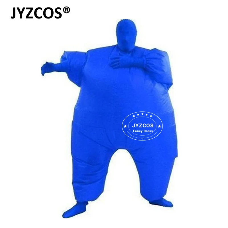 JYZCOS, костюм для взрослых мужчин, надувной костюм, костюм для всего тела, для выдувания жира, костюм для костюмированной вечеринки на Хэллоуин