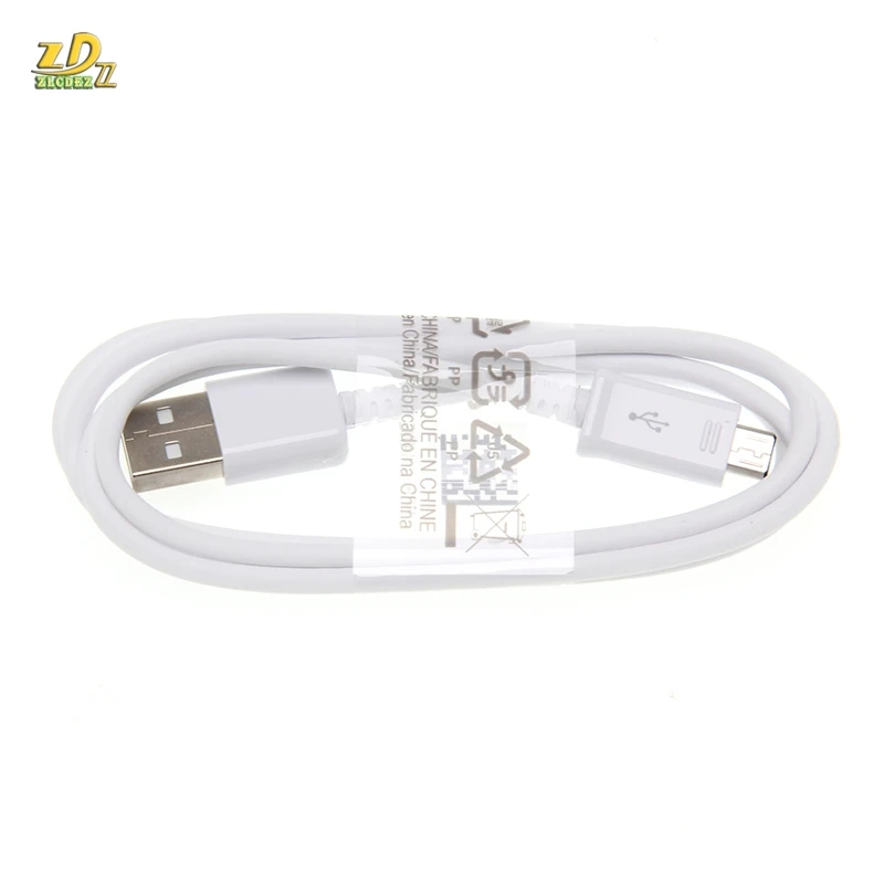 100 шт/партия 1 м Высокое качество Белый Черный Круглый Micro USB кабель зарядного устройства синхронизации данных Быстрая зарядка для samsung S4
