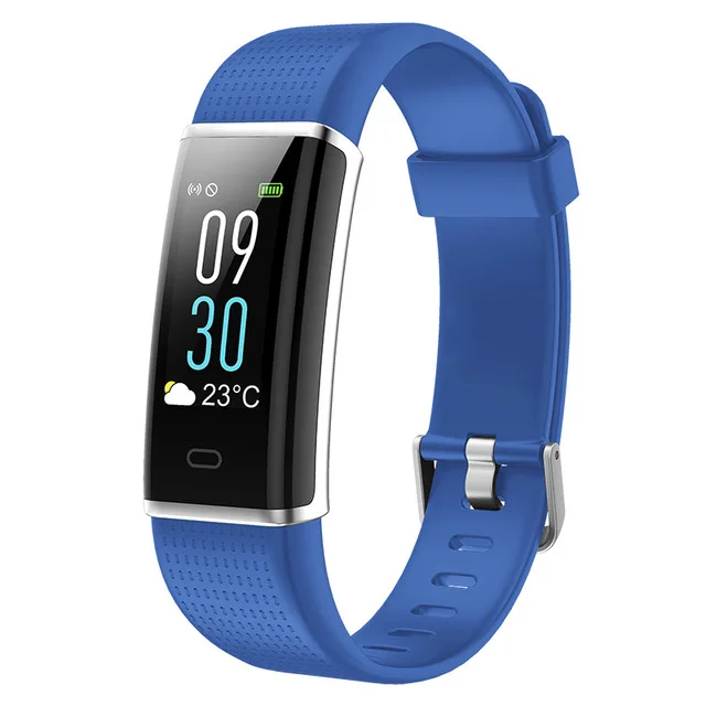 Blue 696 ID130 Plus HR фитнес-браслет цветной экран IP67 Водонепроницаемый Пульс смарт-браслет умные браслеты 2 для Xiaomi IOS - Цвет: Blue
