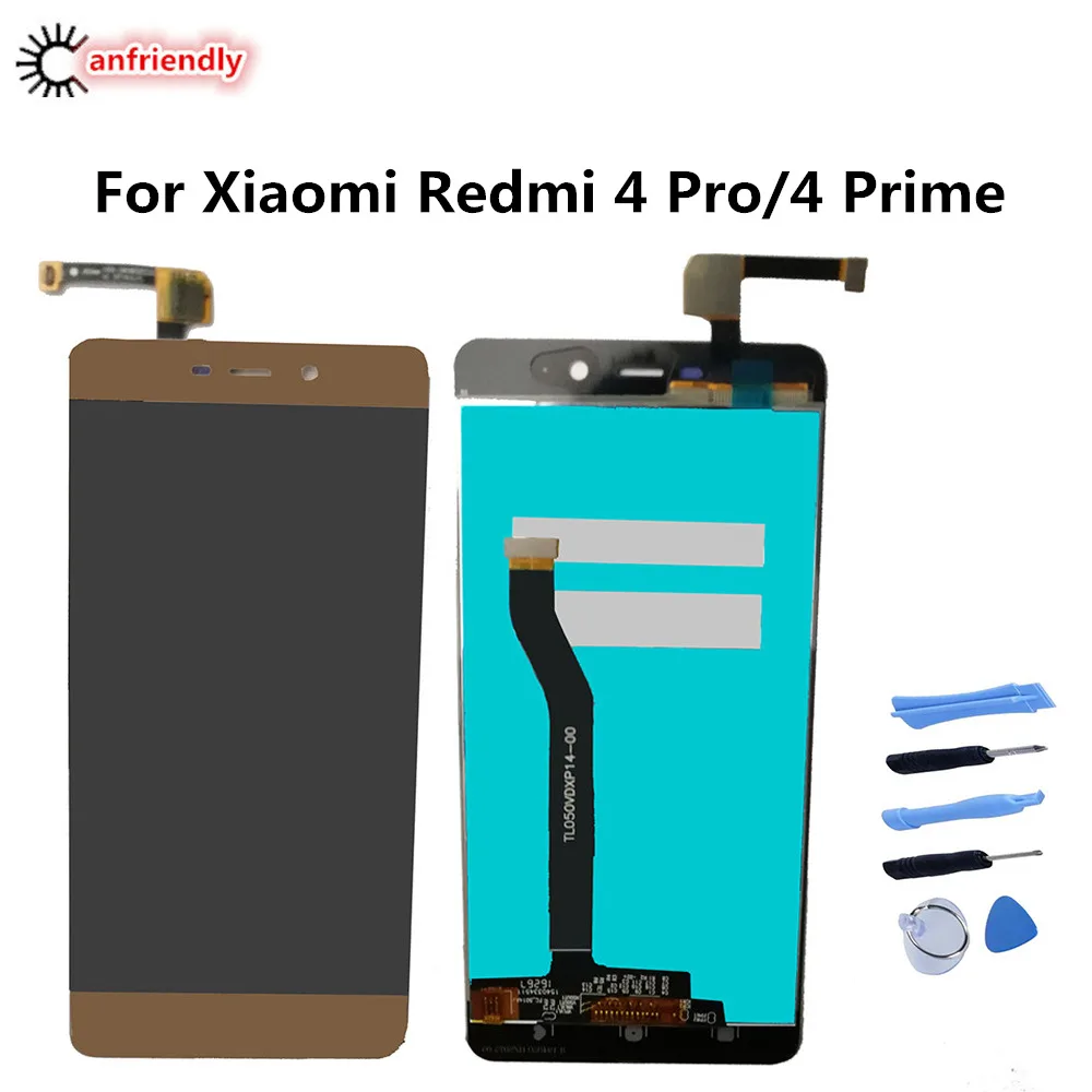 Дисплей + Сенсорный экран для Xiaomi Redmi 4 Pro/4 Премьер ЖК-дисплей Digitizer Замена тяга 4Pro