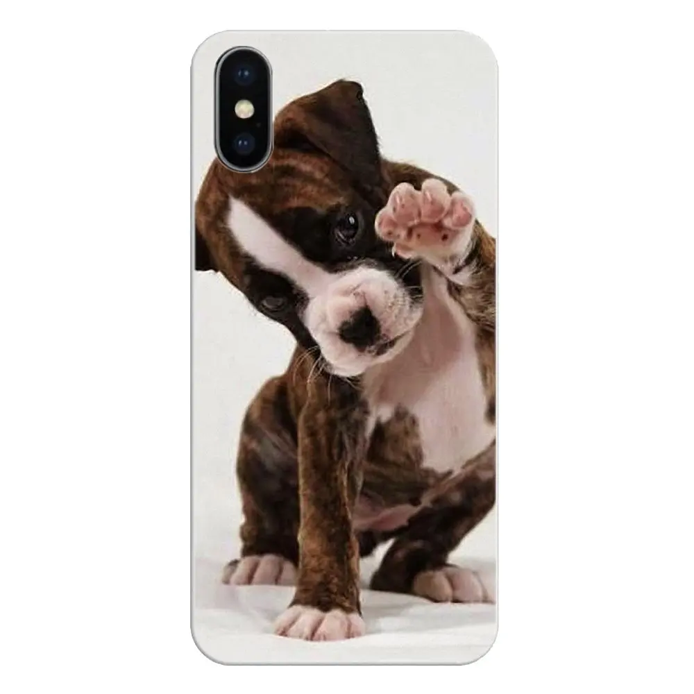 Боксер собака щенок художественный узор для iPod Touch iPhone 4 4S 5 5S 5C SE 6 6S 7 8 X XR XS Plus MAX