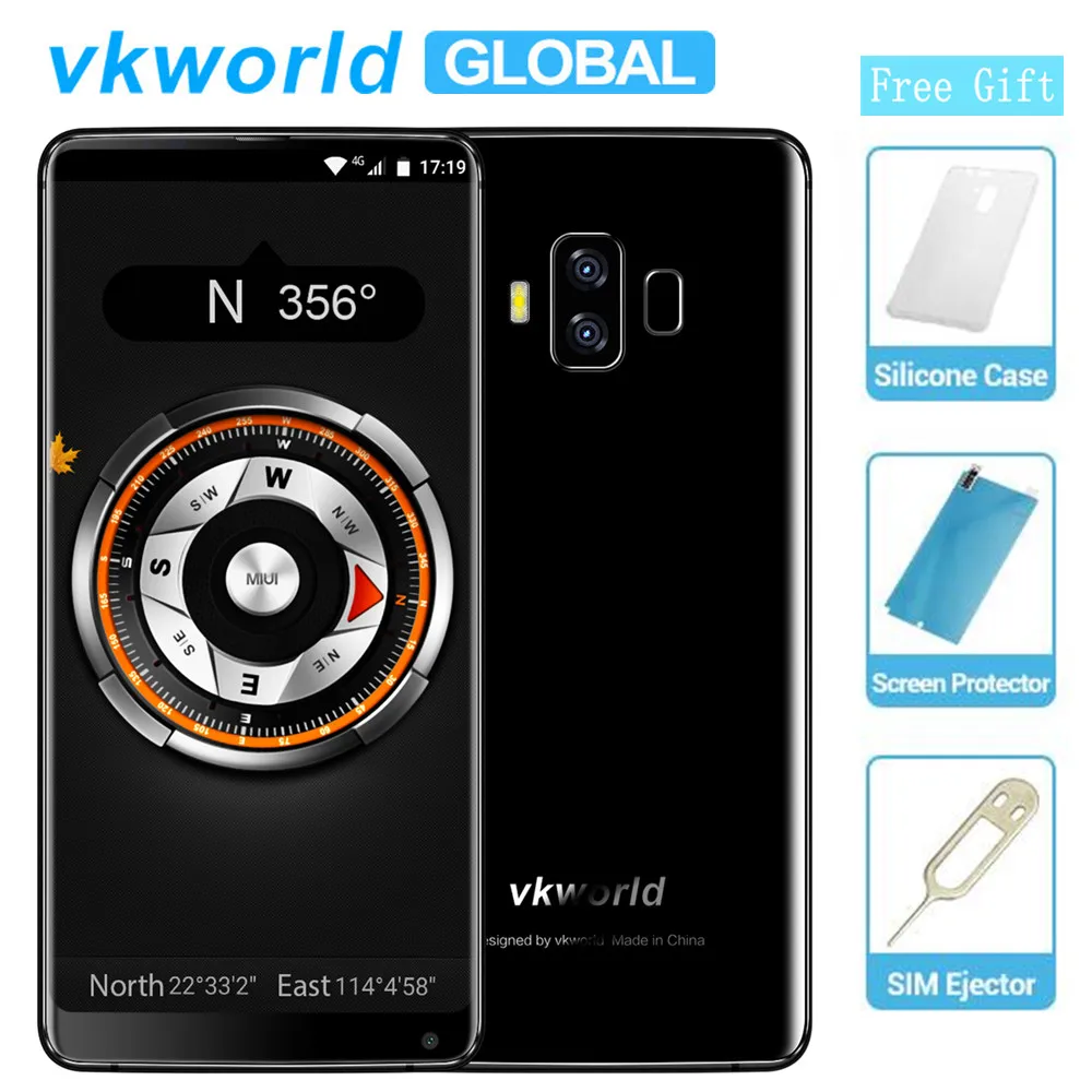 Vkworld S8 5 99 &quot18:9 Дисплей FHD 5500 mAh Батарея Face ID 4 Гб Оперативная память 64 Встроенная
