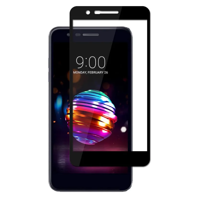 Защитный экран из закаленного стекла с полным покрытием для LG K10 2018/LG K30 |