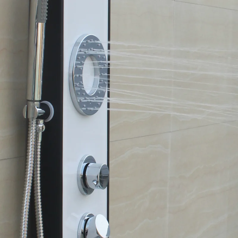 New Acrylic shower panel with rainfall &amp Jets Hand Shower Tower Column PS6301 | Обустройство дома