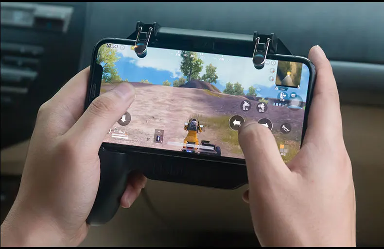 Для Android Phone iPhone контроллер геймпад джойстик R1 L1 шутер игровой джойстик Pad кулер вентилятор с 2000/4000 мАч power Bank