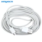 Новый кабель Xnyocn 5 м Micro USB для зарядки и передачи данных, адаптер для телефона Samsung, белый, для LG, xiaomi