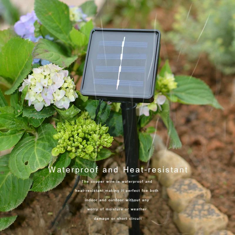 Хрустальный шар Woodpow LED Blub Солнечная гирлянда 20-100 Светодиодная сказочная для сада