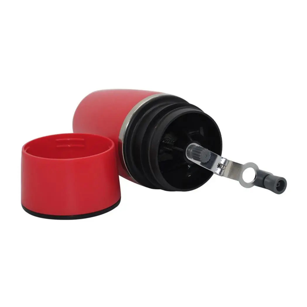 Portable Hand-cranked Home Coffee Grinder Semi-automatic Red Kit Machine Bar Kitchen | Бытовая техника