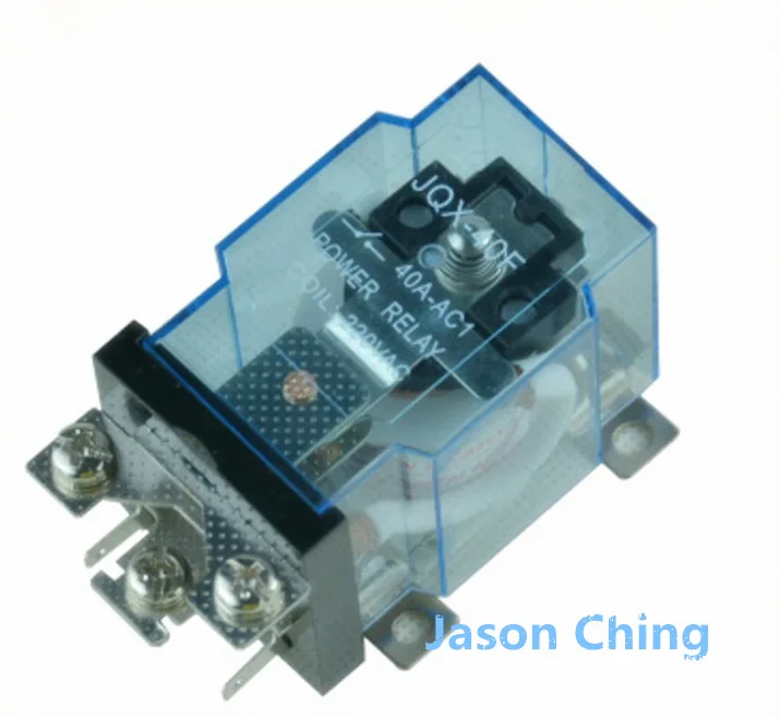 JQX-40F 1Z 40A 220VAC катушка реле мощности PCB