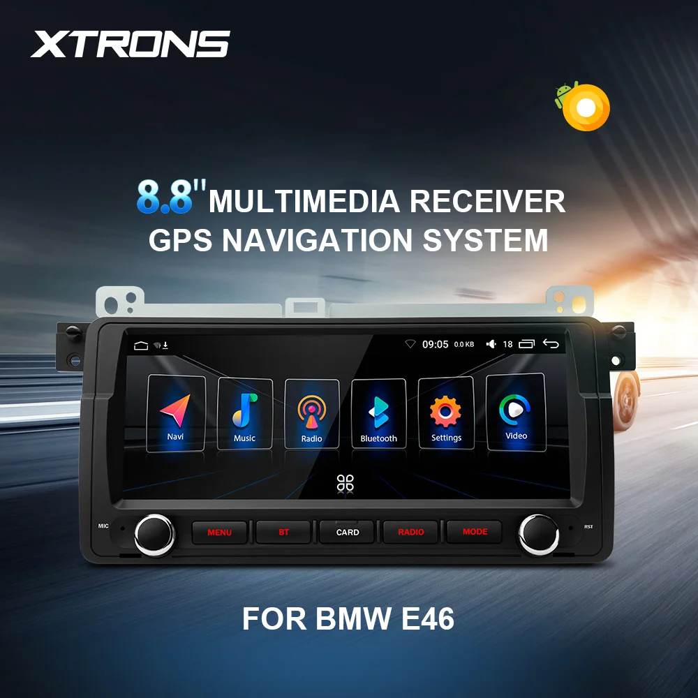 XTRONS 8 &quotAndroid 0 автомобильный мультимедийный плеер GPS без DVD для BMW E46 седан Rover 75 1999