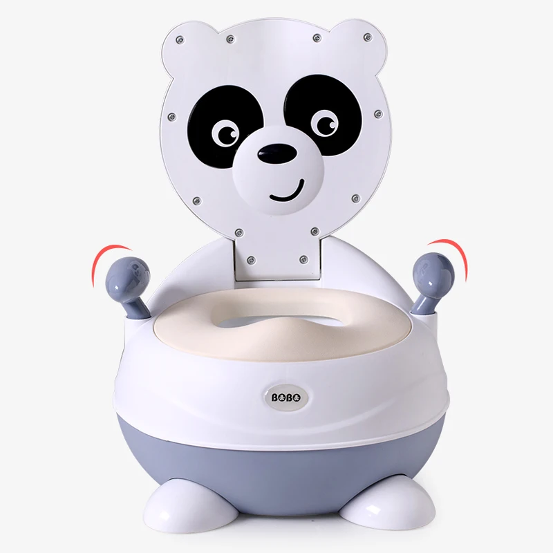 Panda Детская горшок унитаз милый мультфильм тренировка сковорода детское сиденье