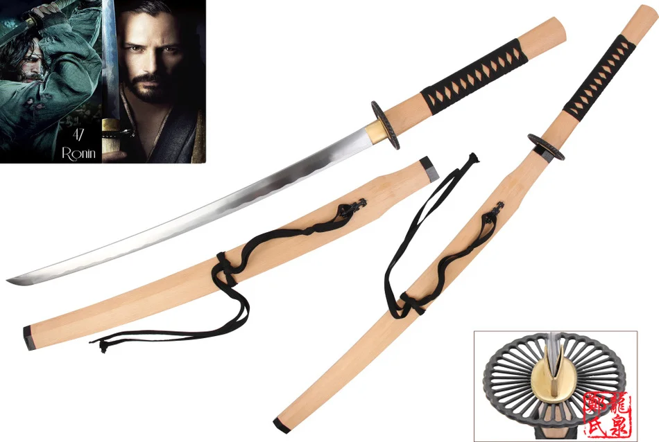 Для 47 Ronin Tengu меч Кай Последняя Битва углеродная кожа реквизит Реплика полная