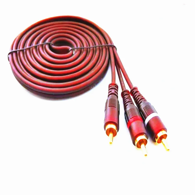 Один сабвуфер басовый аудиокабель RCA переключатель 2RCA линия fever AV | Электроника
