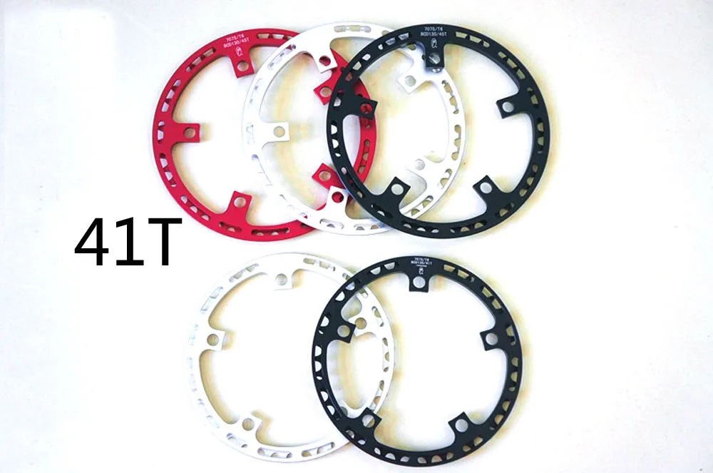 Litepro 41 T/45 T/47 T/53 T/56 T/58 T Одиночная скорость 130BCD складные велосипедные шатуны BMX цепь из сплава AL7075 цепь колеса
