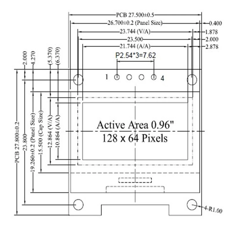 F3 F4 OMNIBUS BeeRotor Naze32 igc IIC Коммуникационный рейсовый свет OLED дисплей экран 0 96 дюйма