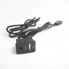 Автомобильный удлинитель, 150 см, переходник AUX USB для автомобиля, кабель переключателя USB для Mitsubishi, Toyota, Volkswagen, Nissan