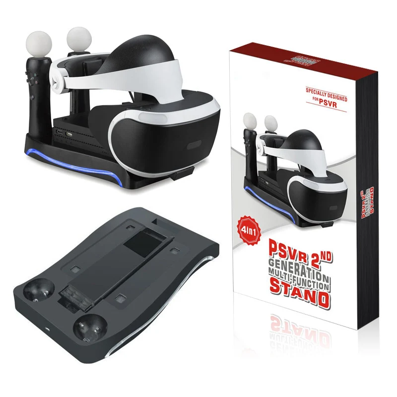 4 в 1 подставка для хранения PSVR PS4 VR PS гарнитура CUH ZVR2 2 го поколения + зарядной