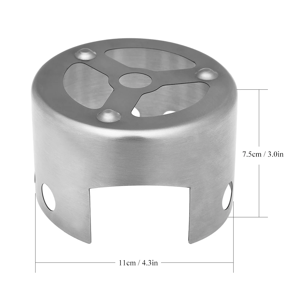 Уличная спиртовая плита и стойка комбо набор мини Портативная с стойкой ветровое