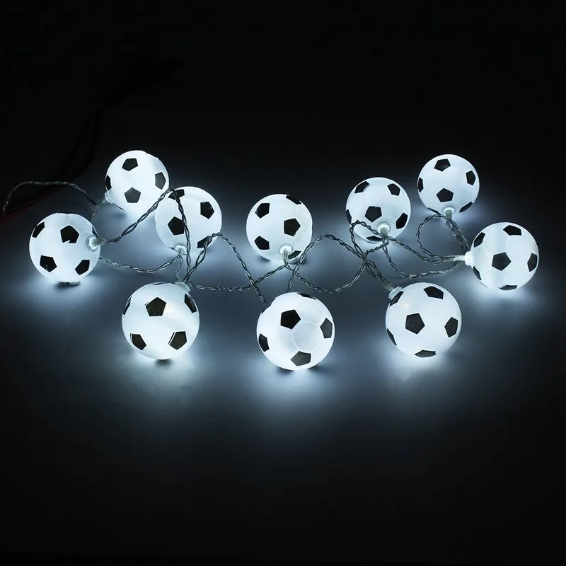 CLAITE 10 LED футбольная гирлянда на батарейках для спальни праздника вечеринки