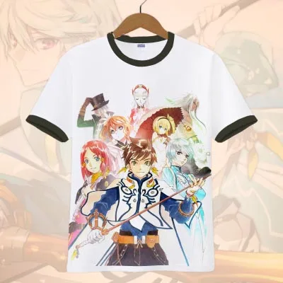 Футболка для косплея аниме Aselia the Tales of Zestiria X Sorey Edna повседневные хлопковые топы