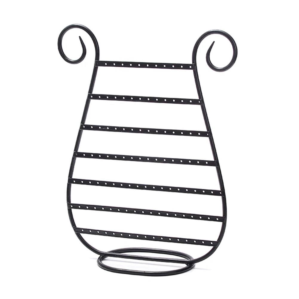 Стенд дисплей держатель для сережек u образный витрина металлический черный Oraganizer ожерелье вешалка