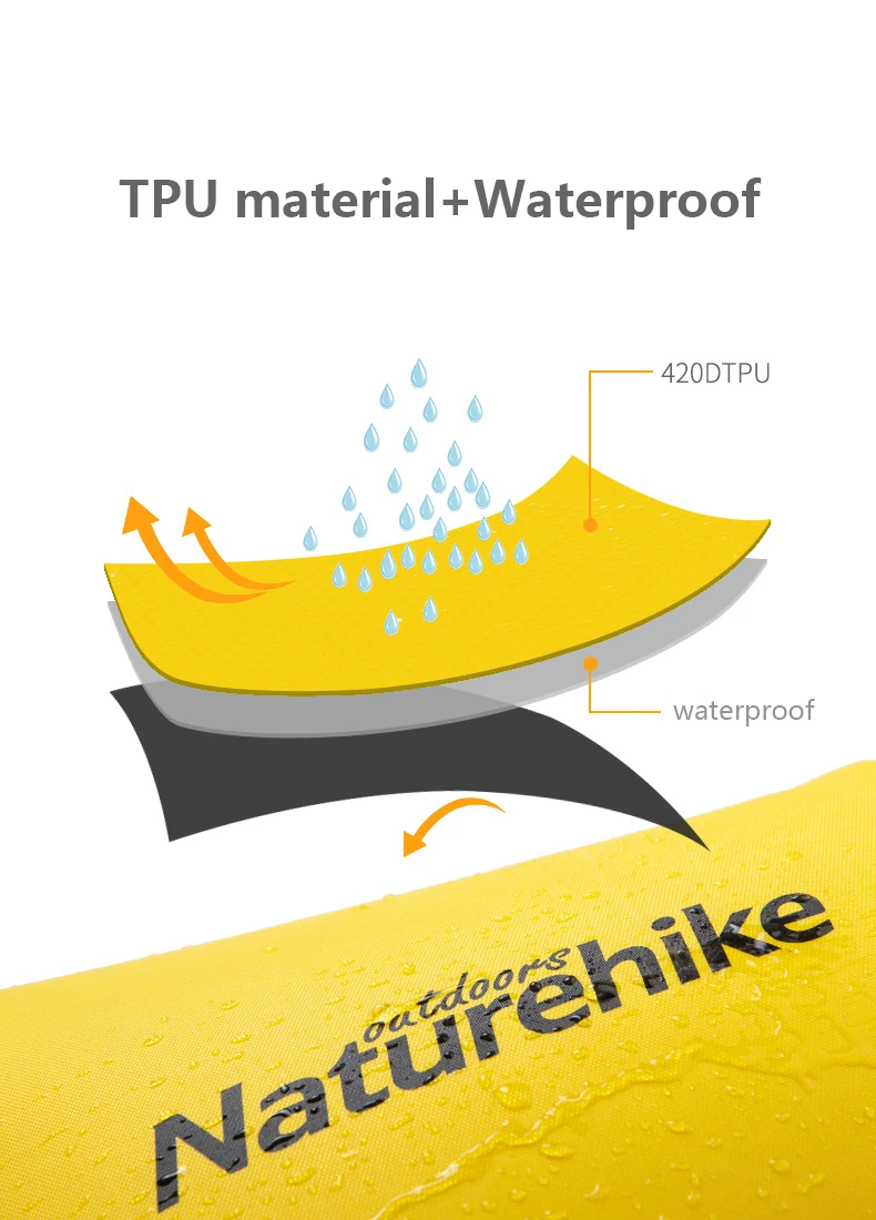 NH19SB002 Naturehike открытый водонепроницаемый плавательный мешок портативный Кемпинг рюкзак спортивный ТПУ влагонепроницаемый рюкзак водонепроницаемый чехол