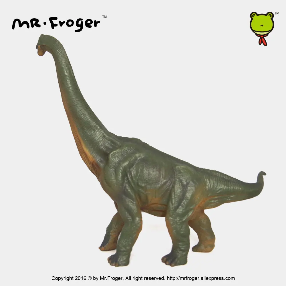 Фото Модель большого динозавра Mr.Froger Sauroposeidon, Классические игрушки для детей, из ПВХ №5