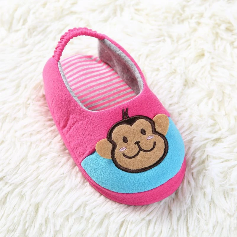 Тапочки для маленьких девочек детская обувь милые домашние тапочки на плоской