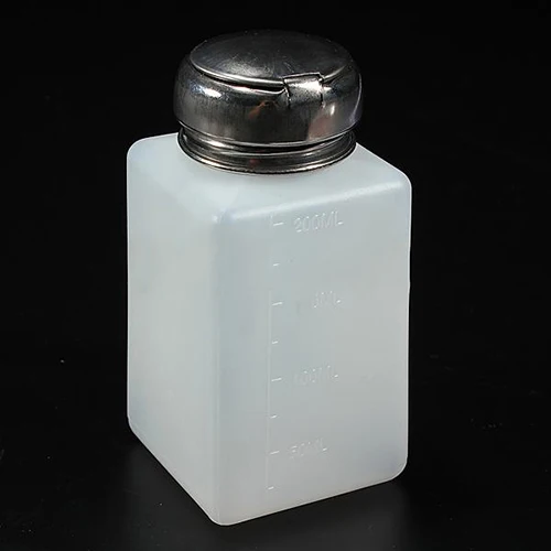 Бутылка для жидкого спиртового пресса с насосом 200 мл 1 шт. диспенсер снятия лака