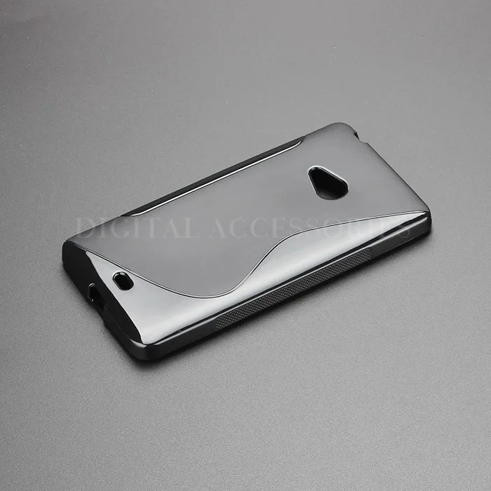 New High Quality Black S-line Flexible Soft Gel Tpu Silicone Skin Back Case Cover For Microsoft Nokia Lumia 540 Dual SIM |