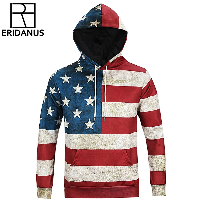 Толстовки с капюшоном брендовая Для мужчин/Для женщин мода Америка 3D толстовки