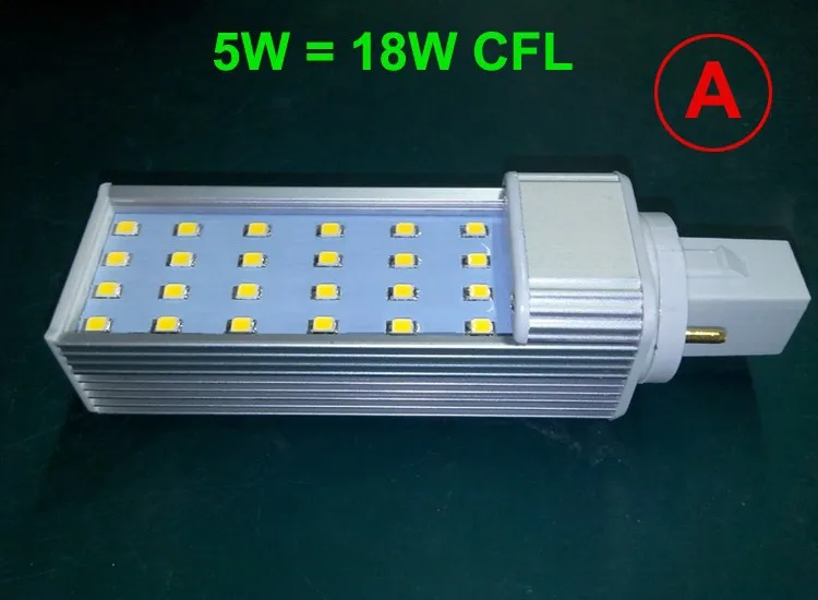 Светодиодная лампа с цоколем pl 5 Вт 7 9 10 11 12 13 14 SMD5730 5630 5050 2835|Светодиодные лампы и