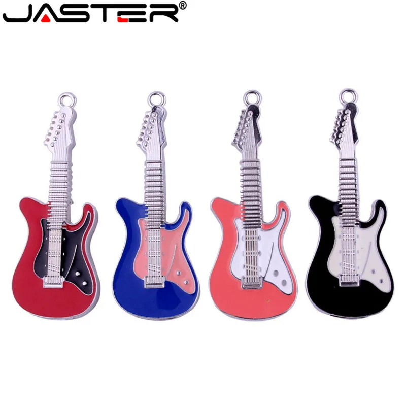 JASTER металлическая рок-гитара usb флеш-накопитель карта памяти музыкальная гитара s Флешка 4 ГБ 8 ГБ 16 ГБ 32 ГБ 64 Гб USB креативный подарок
